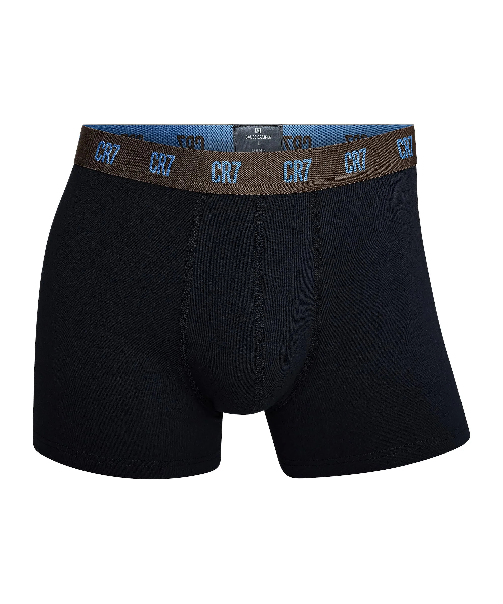 CR7 Cristiano Ronaldo Boxer aderente uomo, confezione da 3 boxer, Nero , XL - immagine 6