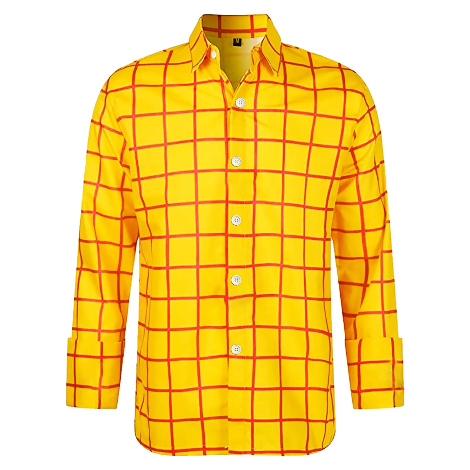 Mymyguoe Camicia a quadri da lavoro per uomo - Camicia da boscaiolo - Camicia da tempo libero - Camicia a maniche lunghe - Camicia a quadri - Camicia a quadri - Camicia con bottoni - Camicia da, L - immagine 1