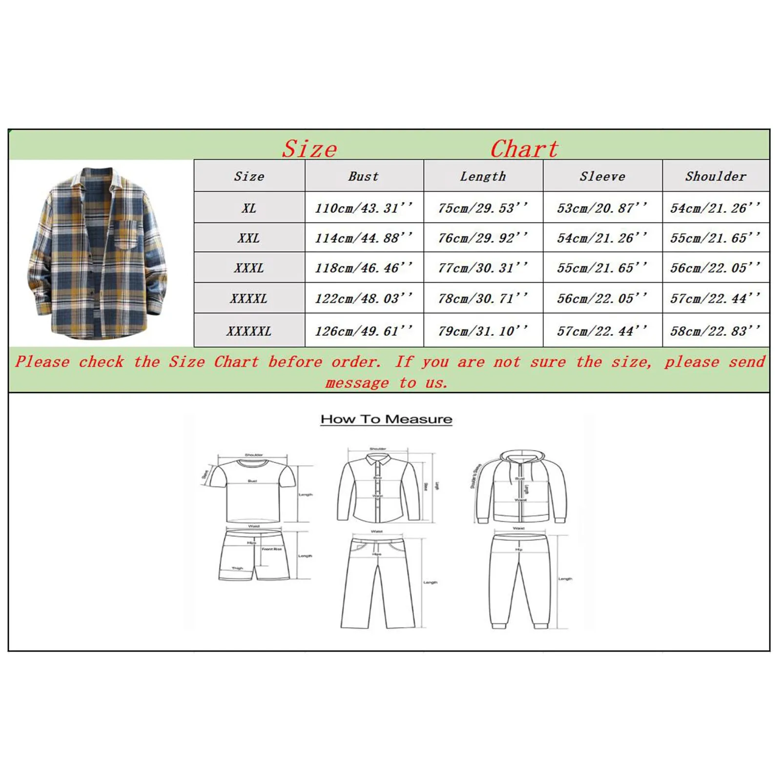 Mymyguoe - Camicia da lavoro da uomo a quadri, camicia da uomo per boscaiolo, camicia da tempo libero, a maniche lunghe, camicia a quadri, camicia con revers, camicia button down, camicia da uomo - immagine 3