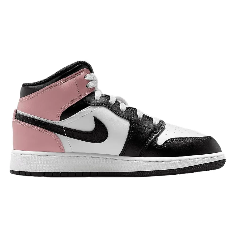 NIKE Scarpe Air Jordan 1 Mid (GS) Taglia 39 Codice DQ8423-100 Bianco - immagine 2