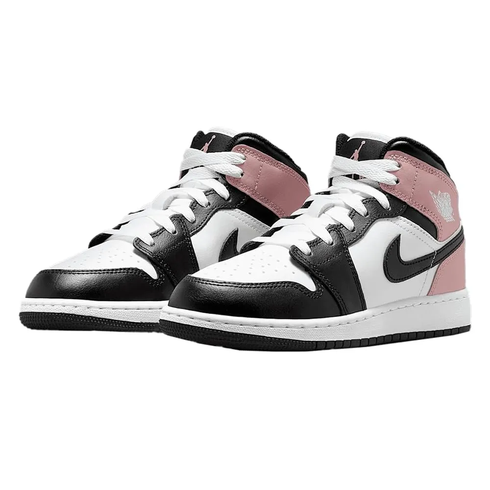 NIKE Scarpe Air Jordan 1 Mid (GS) Taglia 39 Codice DQ8423-100 Bianco - immagine 5