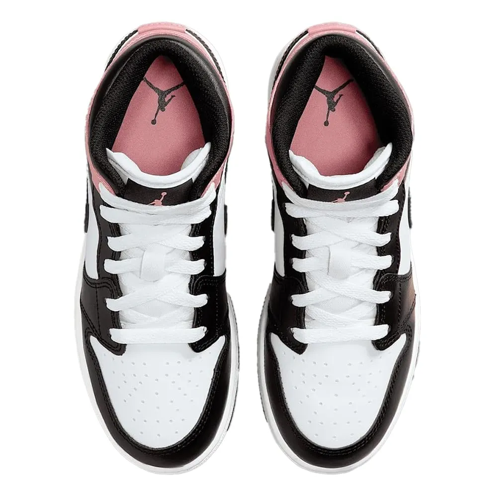 NIKE Scarpe Air Jordan 1 Mid (GS) Taglia 39 Codice DQ8423-100 Bianco - immagine 6