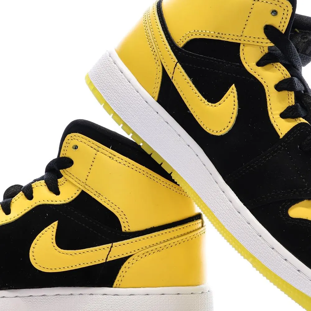NIKE Scarpe Air Jordan 1 Mid Se (GS) Taglia 36 Codice HJ5940-071 Nero - immagine 7