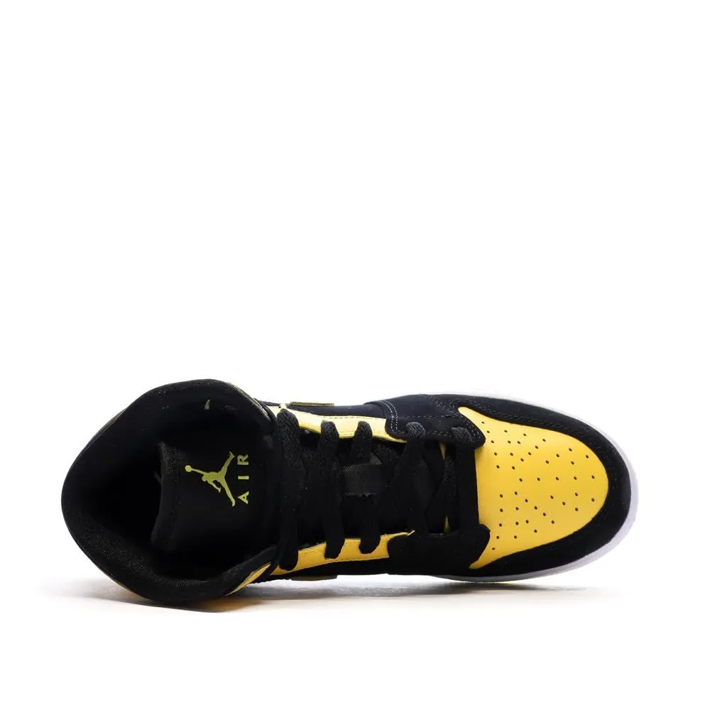 NIKE Scarpe Air Jordan 1 Mid Se (GS) Taglia 36.5 Codice HJ5940-071 Nero - immagine 4