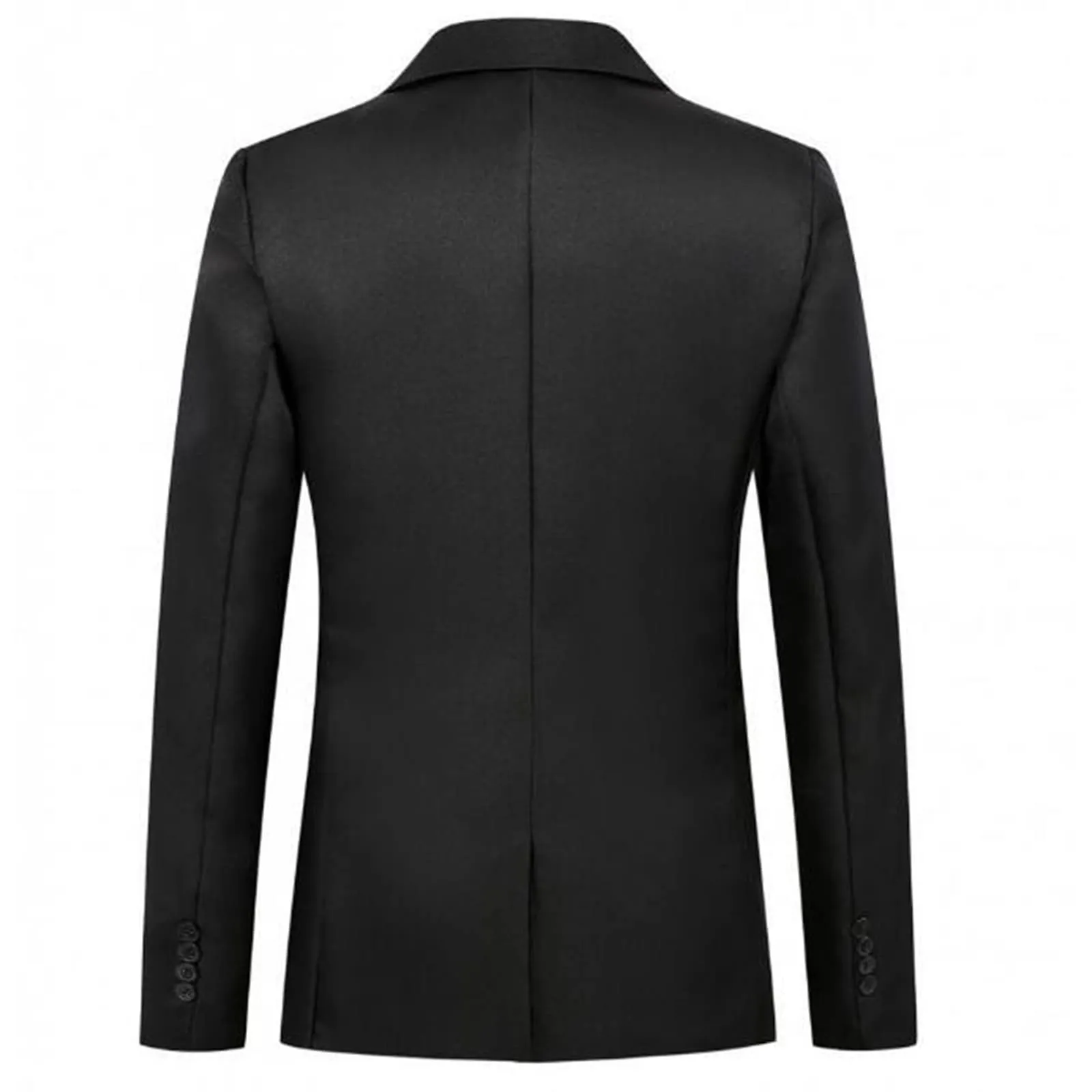 Uomo Blazer Elegante, Blazer a Quadri Casual Classico alla Moda Blazer Elegante Formale vestibilità Normale, Giacca Collo Coreana Jacket da Abito d'Affari Business Jacket Giacca - immagine 2