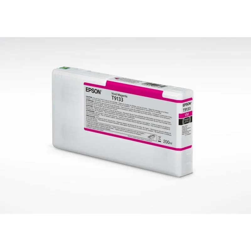Cartuccia per Inchiostro Epson T9133 Magenta Vivido 200 ml Rendimento Standard - immagine 1