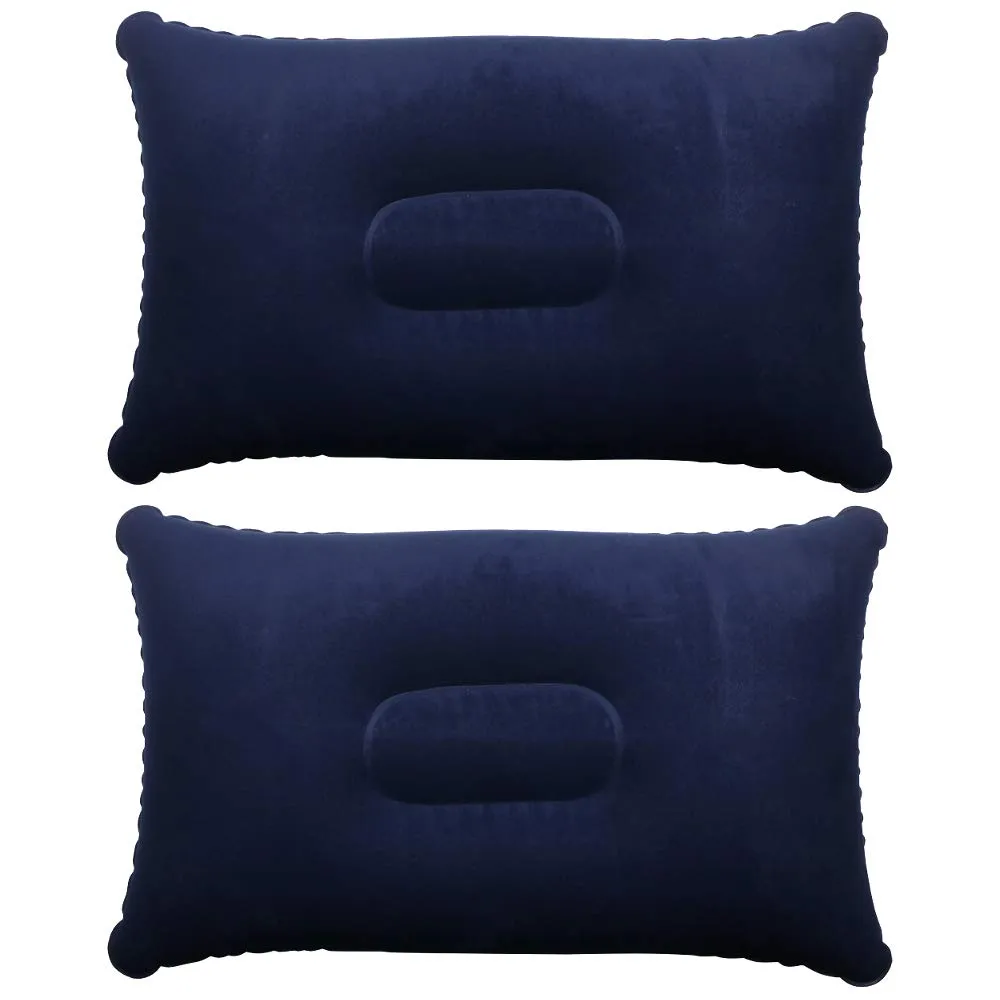 TRIXES Cuscini da campeggio gonfiabili – Confezione da 2, blu navy - immagine 8