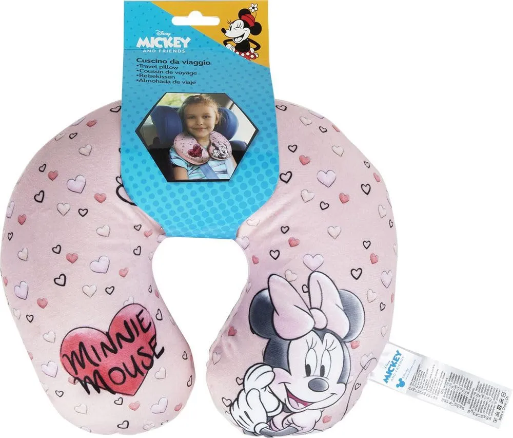 Tataway Cuscino da Viaggio per Bambini con Supporto per Collo per Auto, Aereo e Passeggino (Minnie) - immagine 4