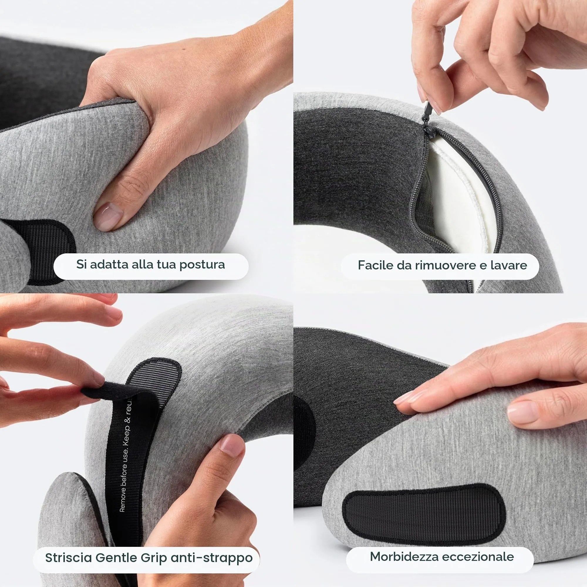Ostrichpillow GO Travel Pillow, 360° Premium Memory Foam Support, Patented - immagine 6
