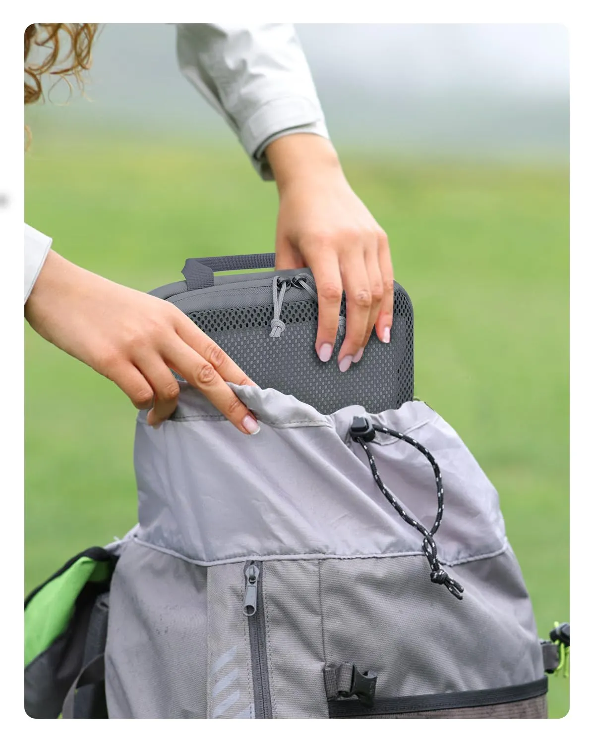 ECOHUB 4 Pezzi Organizer Valigie Salvaspazio a Compressione, Packing Cubes - immagine 8