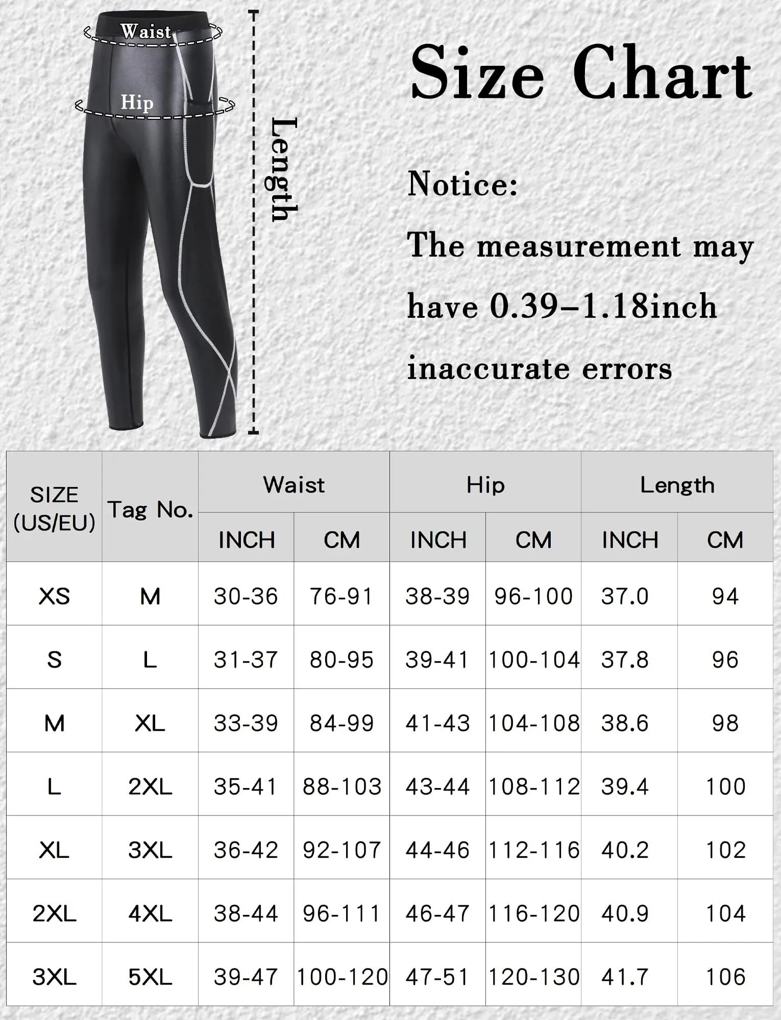 Ausing Leggings da Uomo in Pelle Vita Alta Pantaloni in Ecopelle Aderenti Leggings Sportivi con Tasche Costume da Festa Nero L - immagine 6