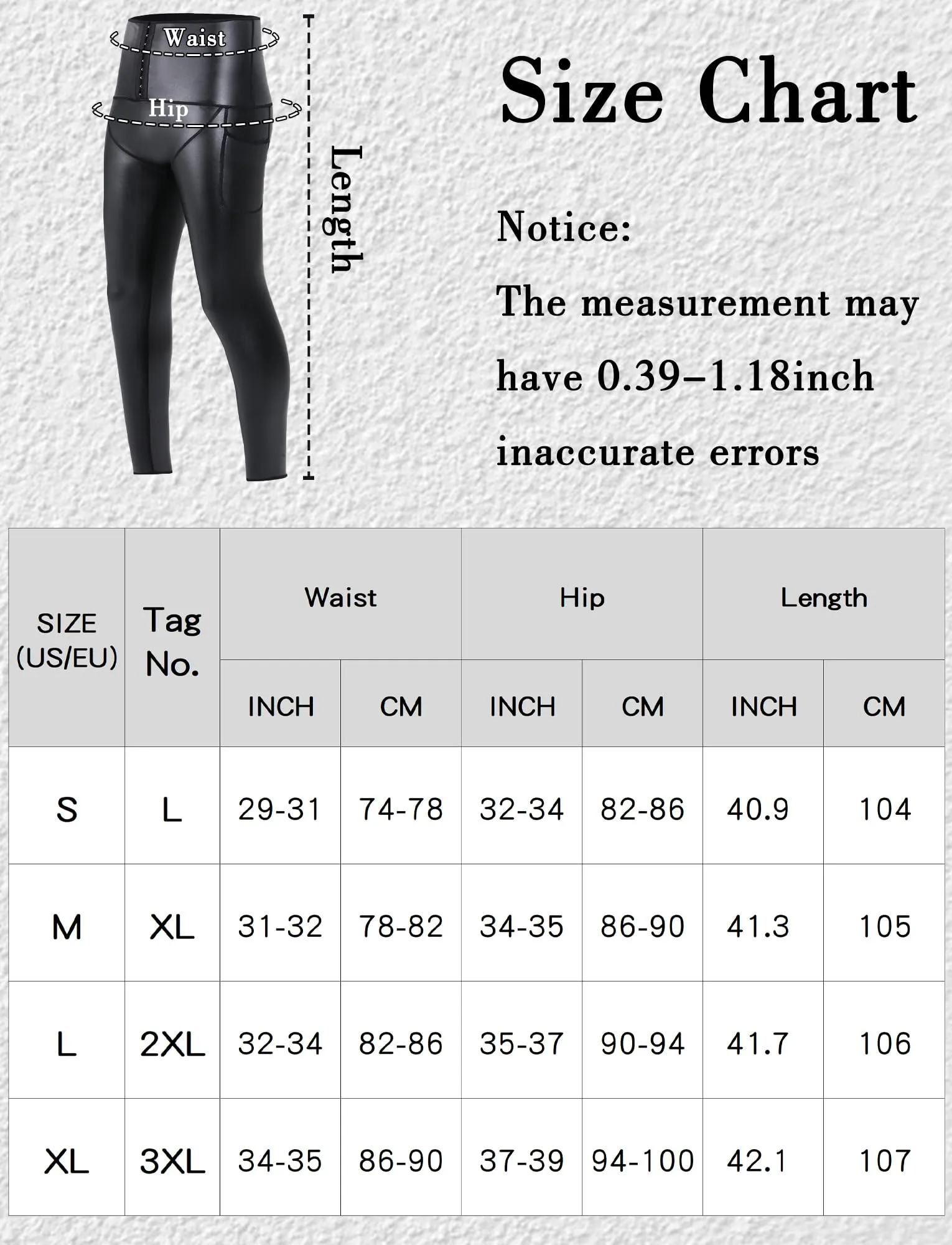 Ausing Pantaloni in Ecopelle Slim Fit Leggings Sportivi da Uomo con Tasche Vita Alta Pantaloni in Pelle Elasticizzati Moto con Effetto Bagnato Nero XL - immagine 6