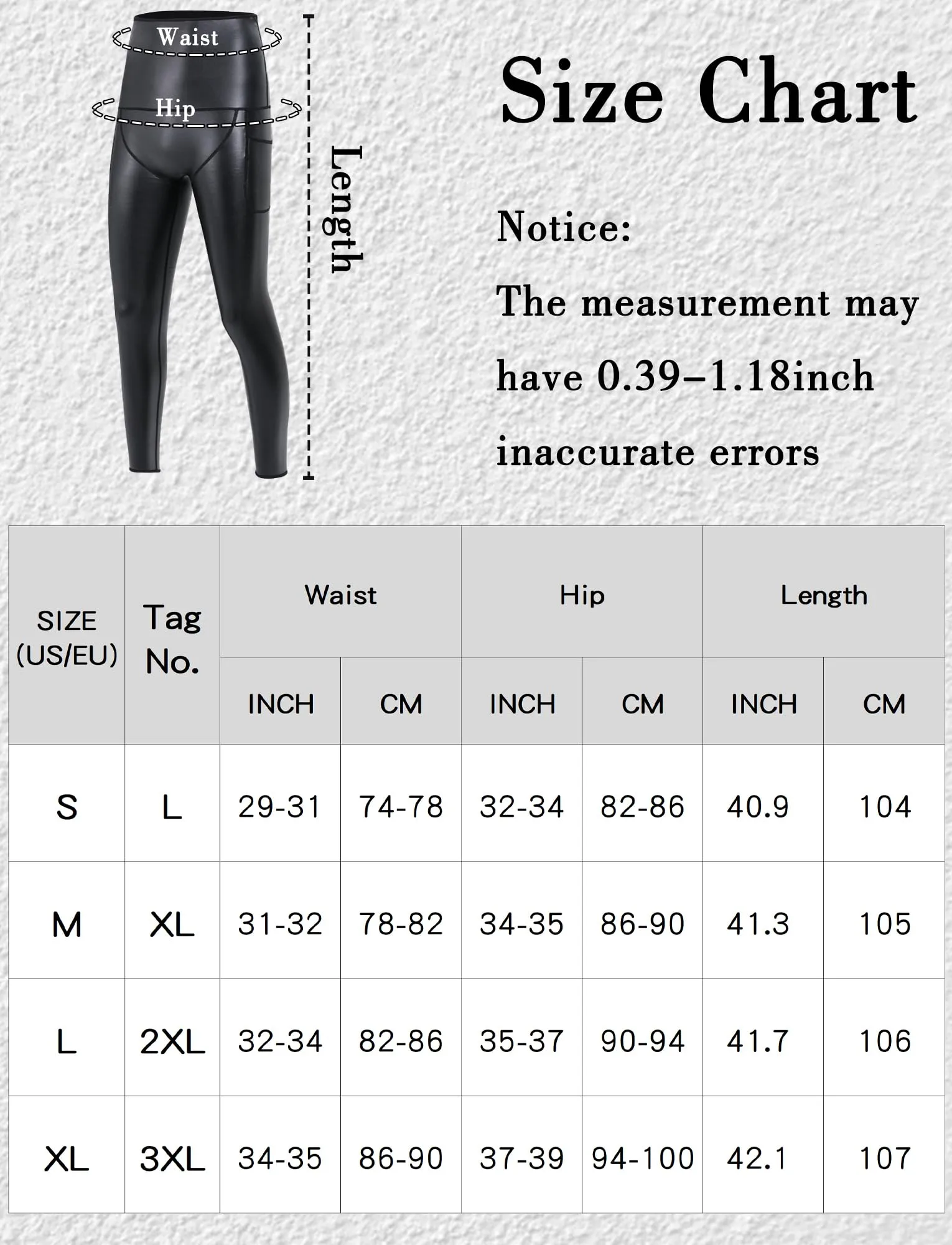 Ausing Pantaloni di Pelle da Uomo Leggings Lattice con Tasca Pantaloni in Ecopelle Vita Alta Abito per Halloween Wetlook Nero XL - immagine 6