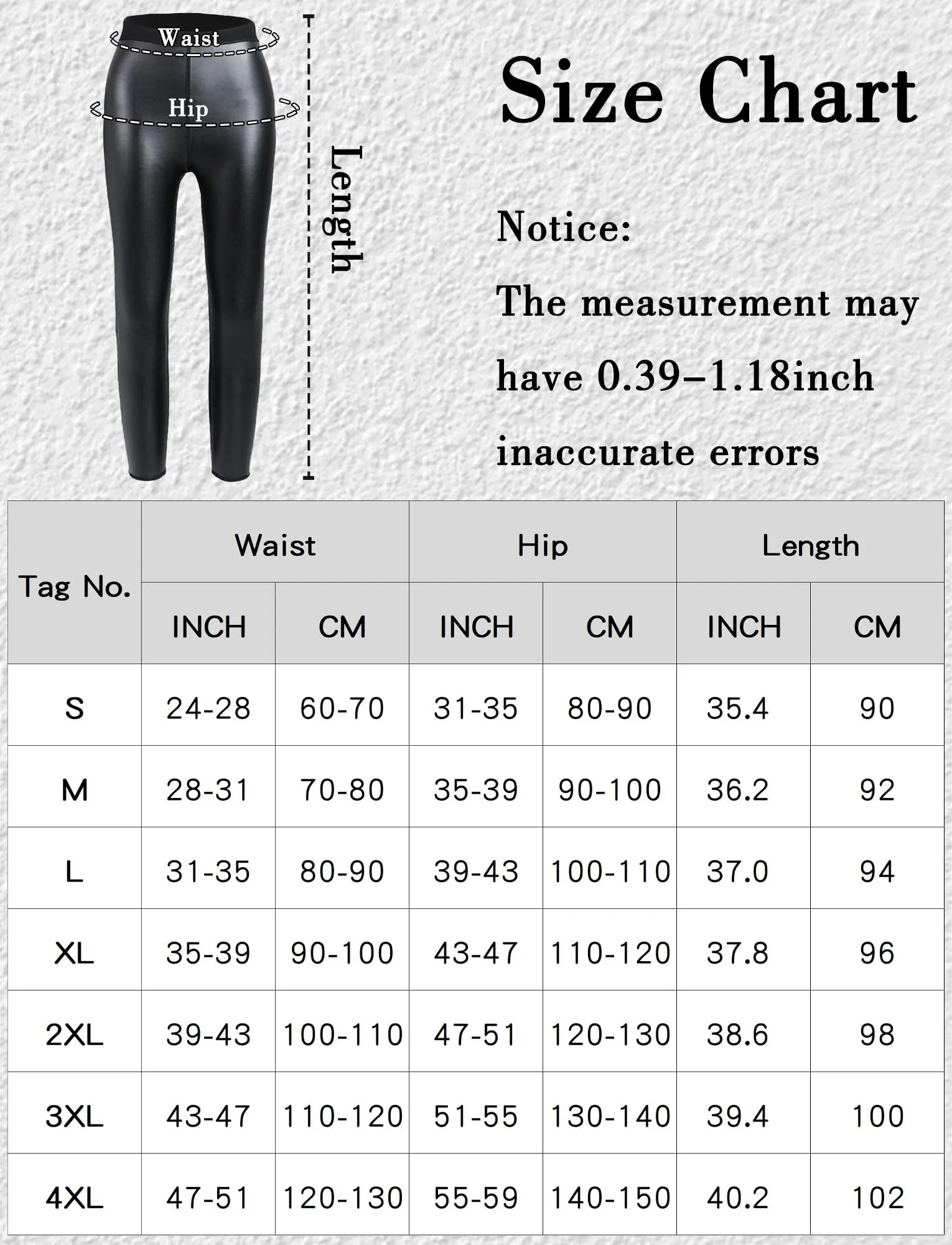 Ausing Pantaloni in Pelle Elasticizzati Moto Leggings Sportivi da Uomo Pantaloni Aderenti Vita Alta Pants con Effetto Bagnato Clbuwear Nero L - immagine 6