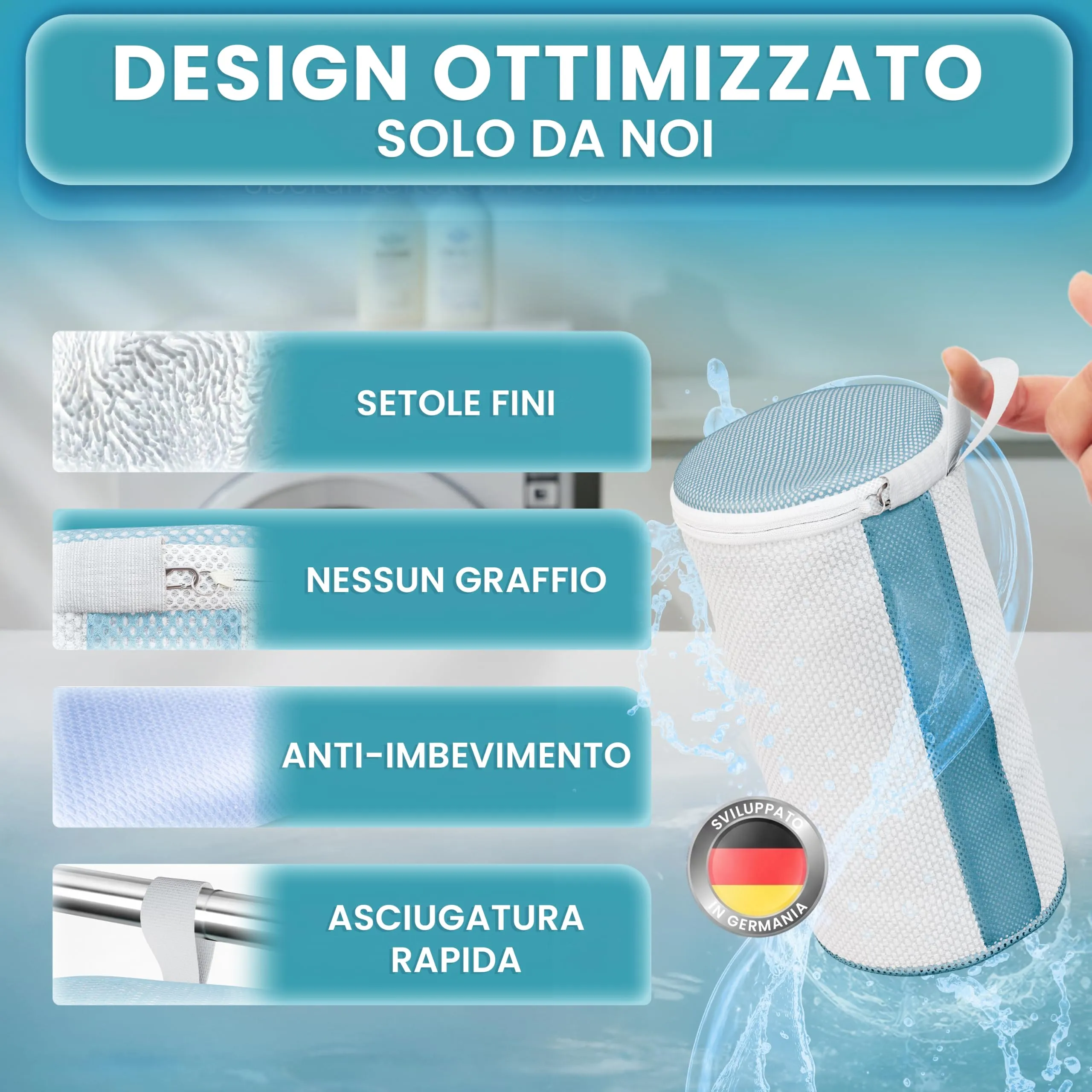 Washmate Borsa per il lavaggio delle scarpe - immagine 7