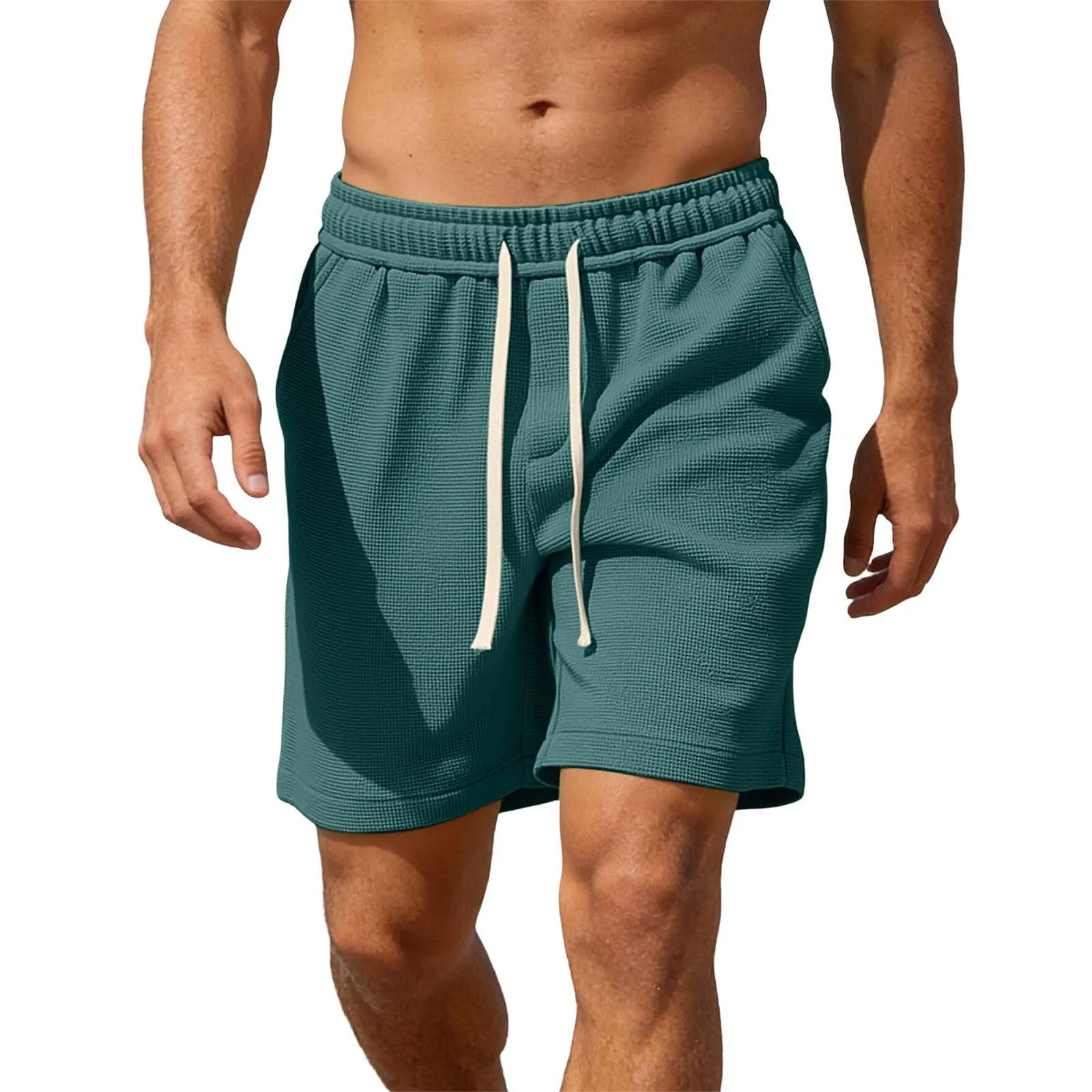 Pantaloncini Uomo Moda Cotone di Marca Calcio - immagine 1