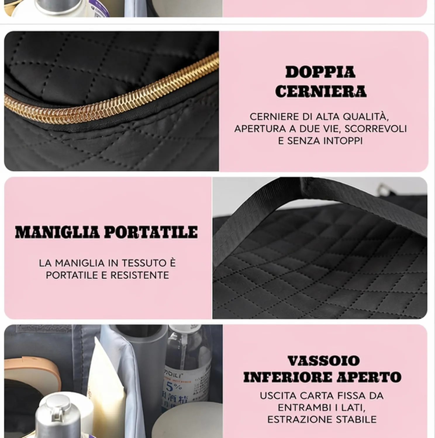 Portasmalti Organizer Valigetta per Unghie - immagine 3