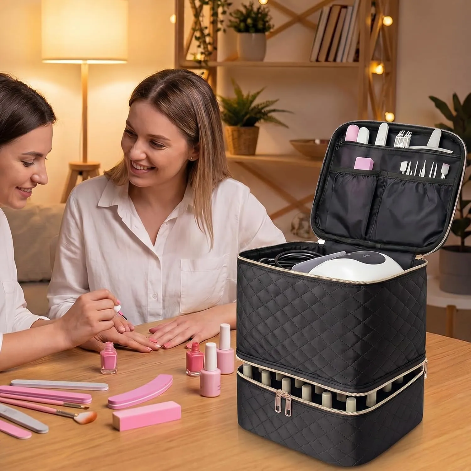 Portasmalti Organizer Valigetta per Unghie - immagine 5