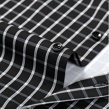 NaLatia Uomo Camicia Casual in Popeline a Maniche Lunghe vestibilità Regular - immagine 2