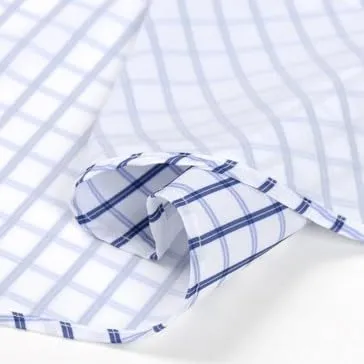 NaLatia Uomo Camicia Casual in Popeline a Maniche Lunghe vestibilità Regular - immagine 4