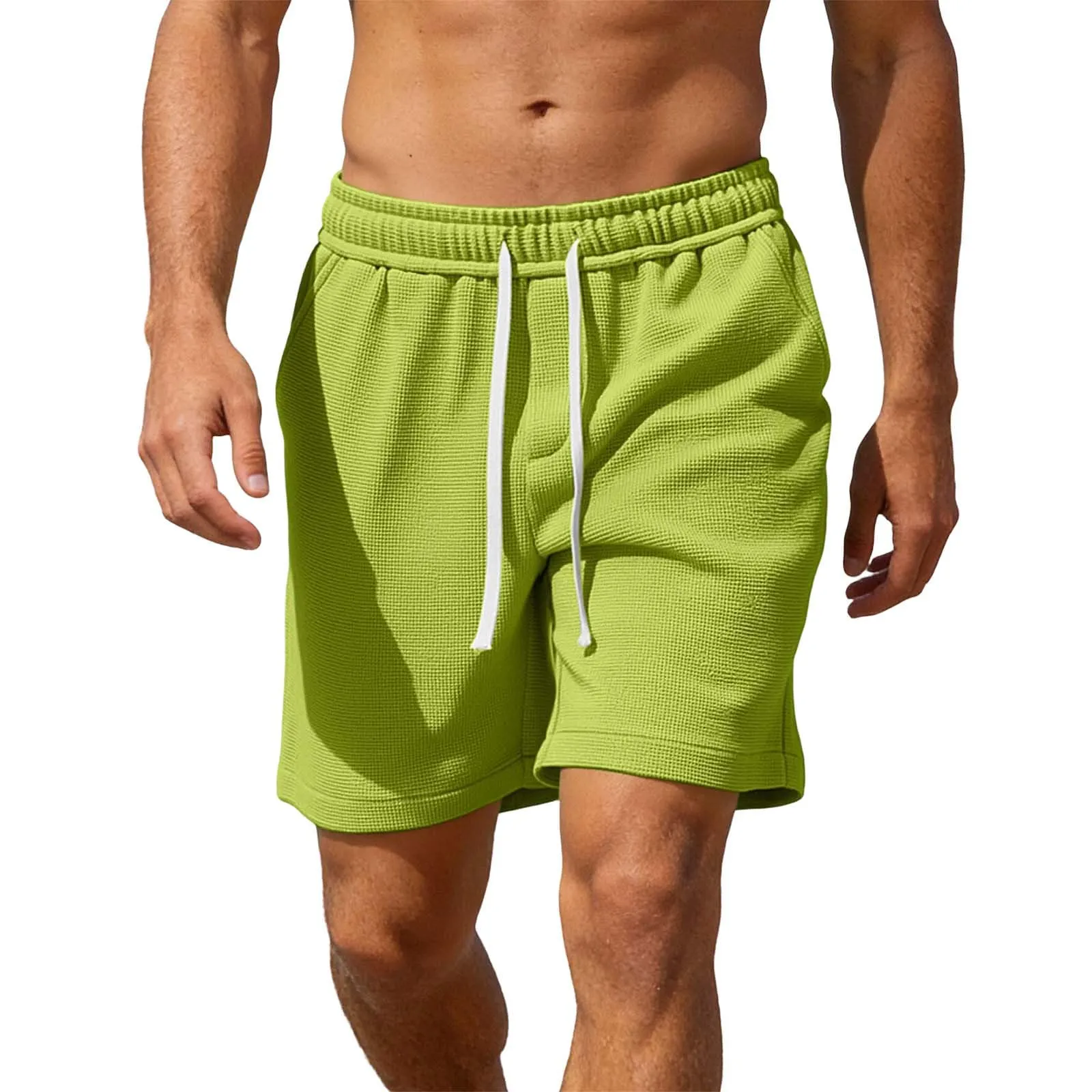 CEWIFO Pantaloncini Tennis Uomo con Tasche Pantaloni in Tinta Unita Ragazzo 14 Anni - immagine 1