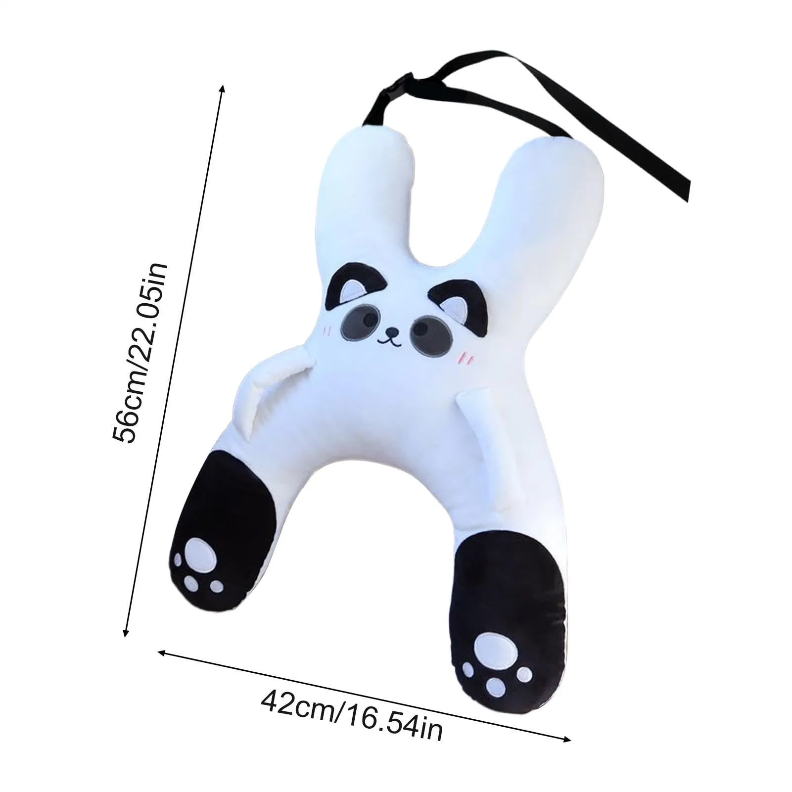 Cuscino Da Viaggio Per Bambini In Auto Supporto Testa Morbido in Peluche da - immagine 5