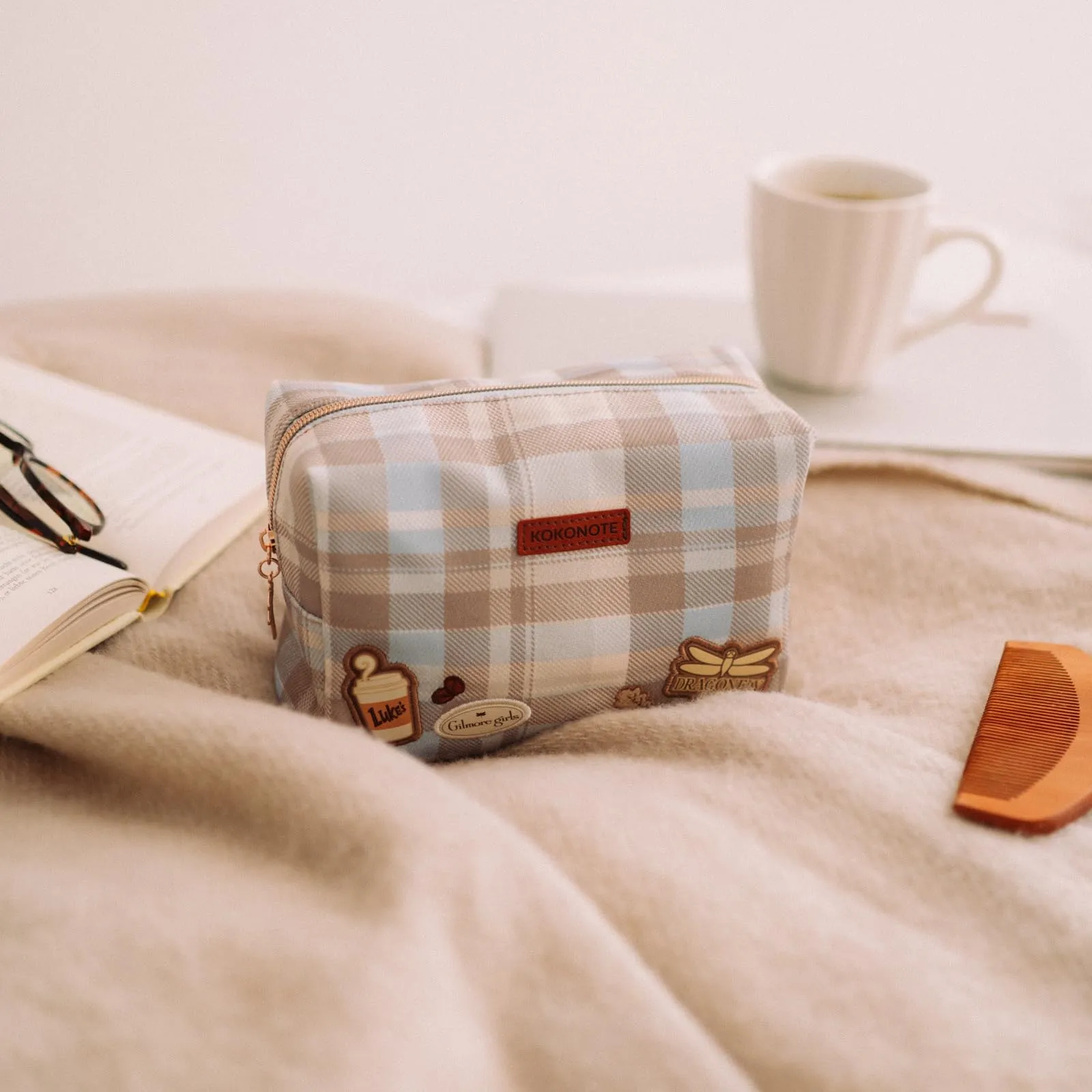 Kokonote Gilmore Girls Beauty Case da Viaggio | Pochette Trucchi - immagine 4