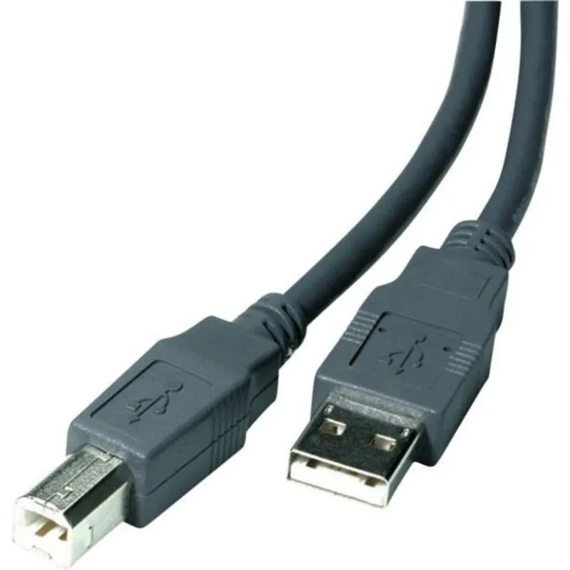 Cavo USB A verso USB B Vivanco VVITXUSB18ABMMK 1,8 m USB 2.0 Grigio - immagine 1