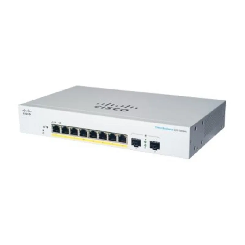 Switch Cisco CBS220-8P-E-2G-EU Gestito L2 8 Porte Gigabit Ethernet PoE - immagine 1