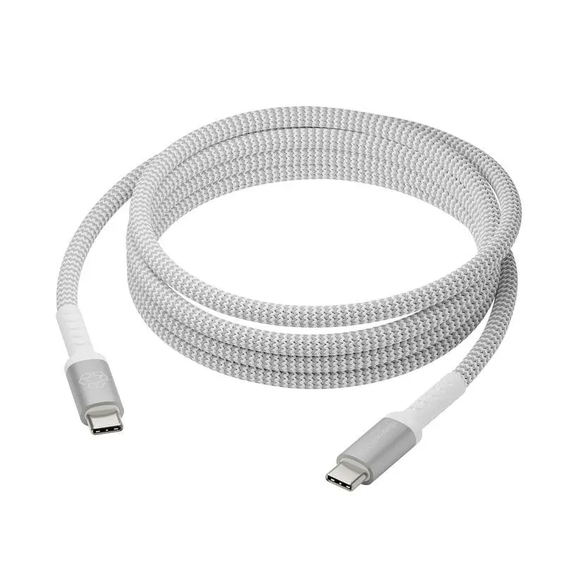 Cavo USB-C a USB-C DBRAMANTE1928 2,5 m USB 2.0 Bianco - immagine 1