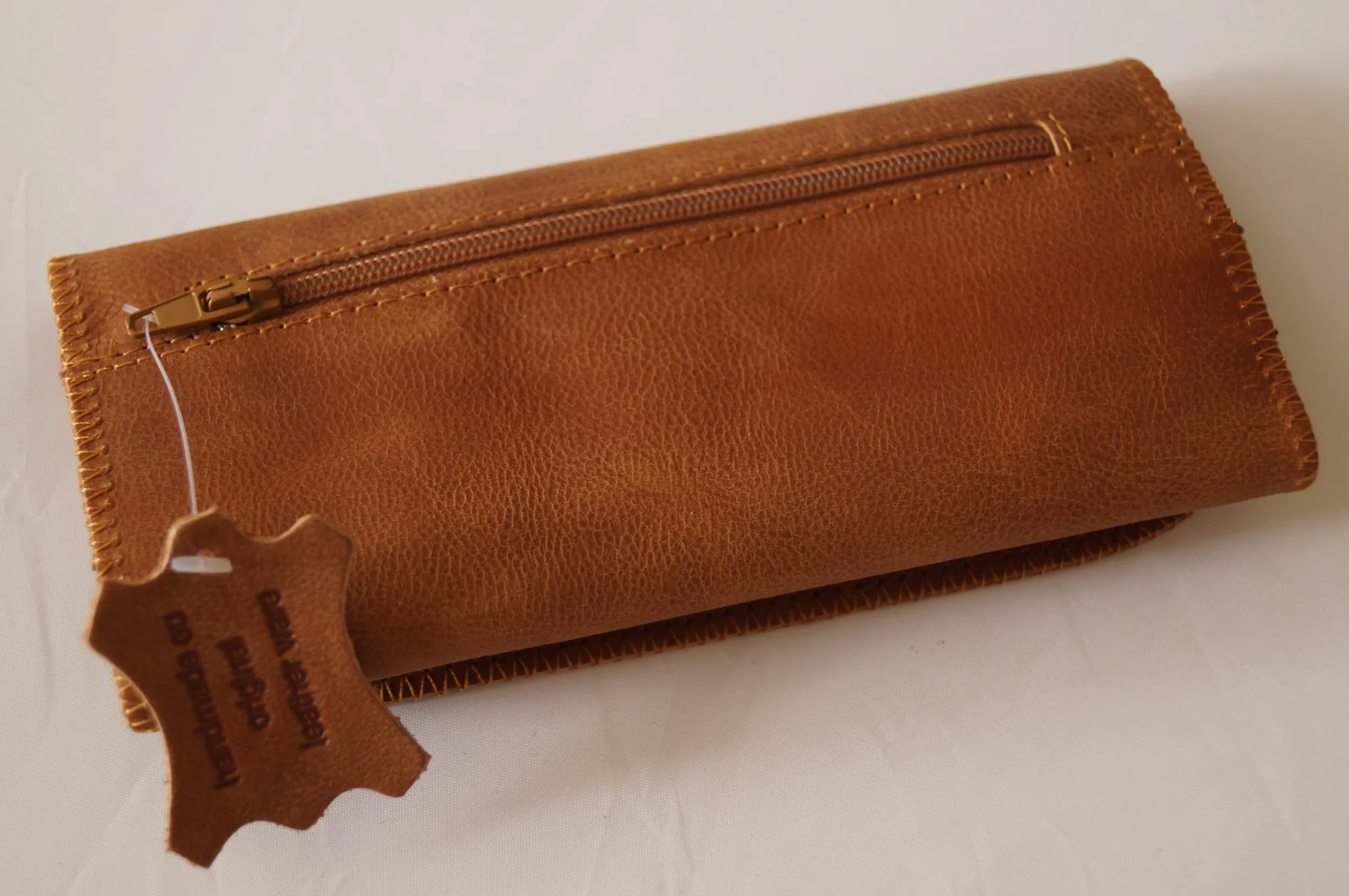 GERMANUS Albrunus - Astuccio Porta Tabacco, Vera Pelle, Made in EU, Fatto a Mano, Marrone - immagine 4