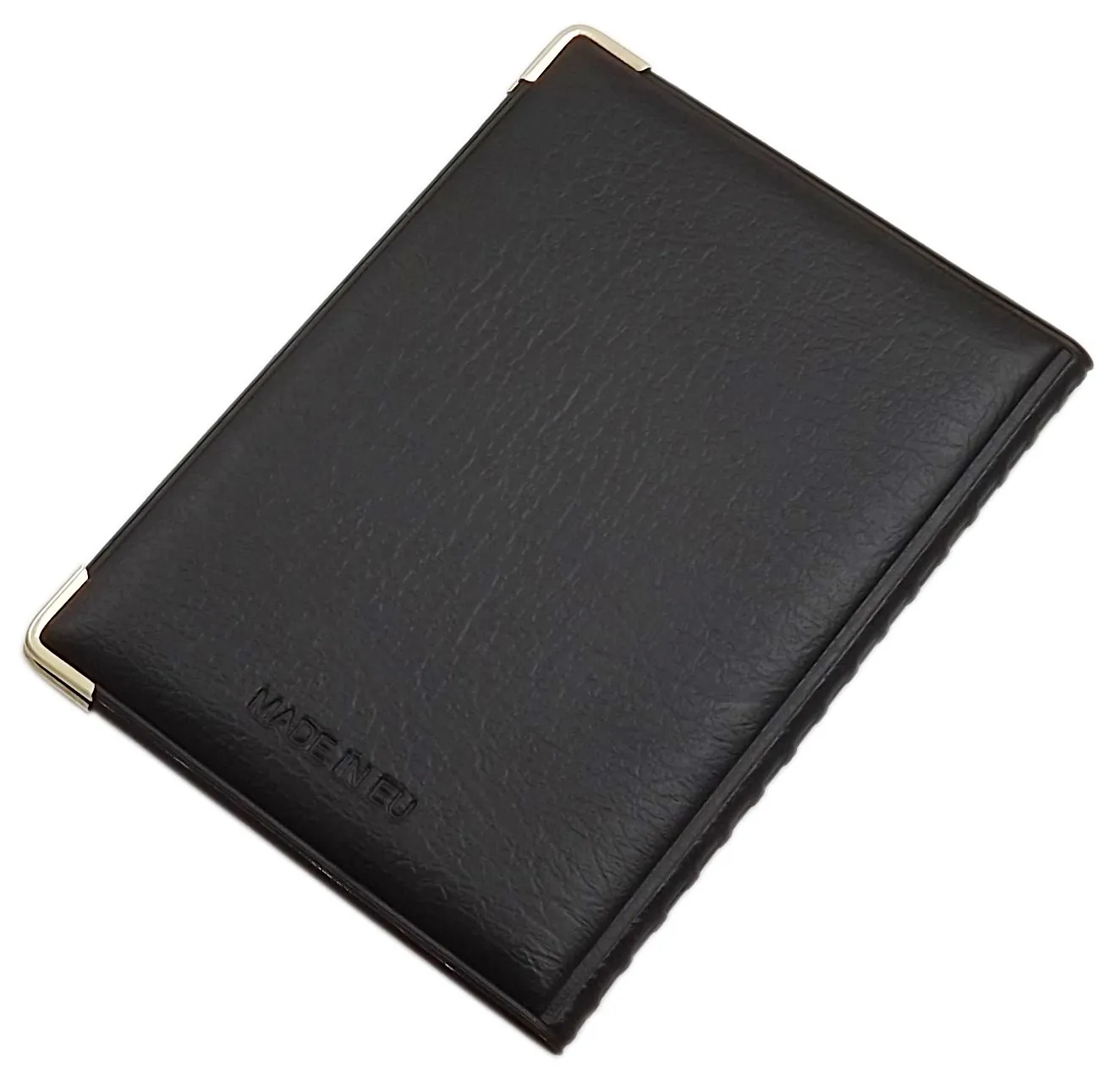 Porta carte d'identità e carte di credito con 10 scomparti MJ-Design-Germany Made in UE in diversi colori e designs (Design 4 / Nero) - immagine 2