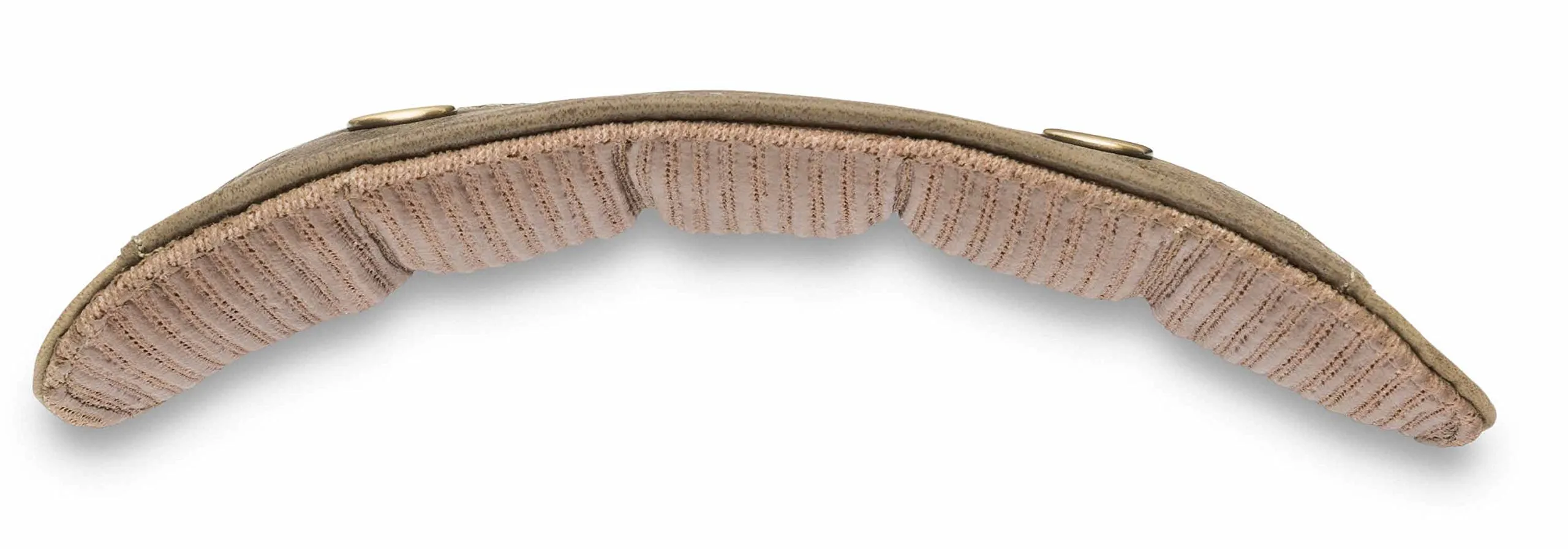 LEABAGS Imbottitura per spalla in vera pelle bufalo | vintage | Tracolla per borse | Imbottitura per spalla premium con spalline imbottite e rivestimento antiscivolo | 18x6cm | Verde naturale - immagine 6