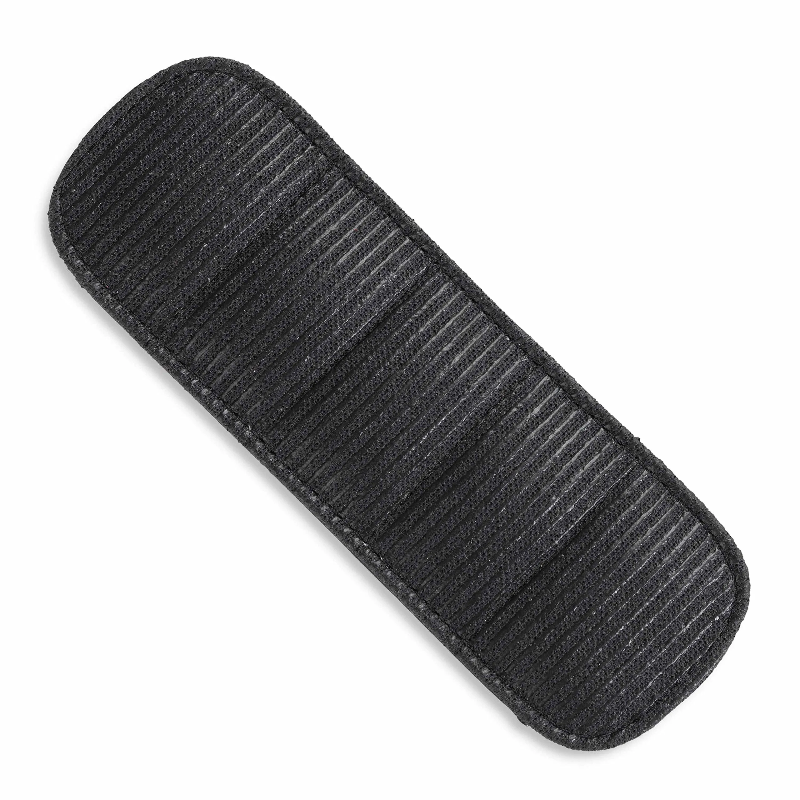 LEABAGS Imbottitura per spalla in vera pelle bufalo | vintage | Tracolla per borse | Imbottitura per spalla premium con spalline imbottite e rivestimento antiscivolo | 18x6cm | Noce - immagine 4