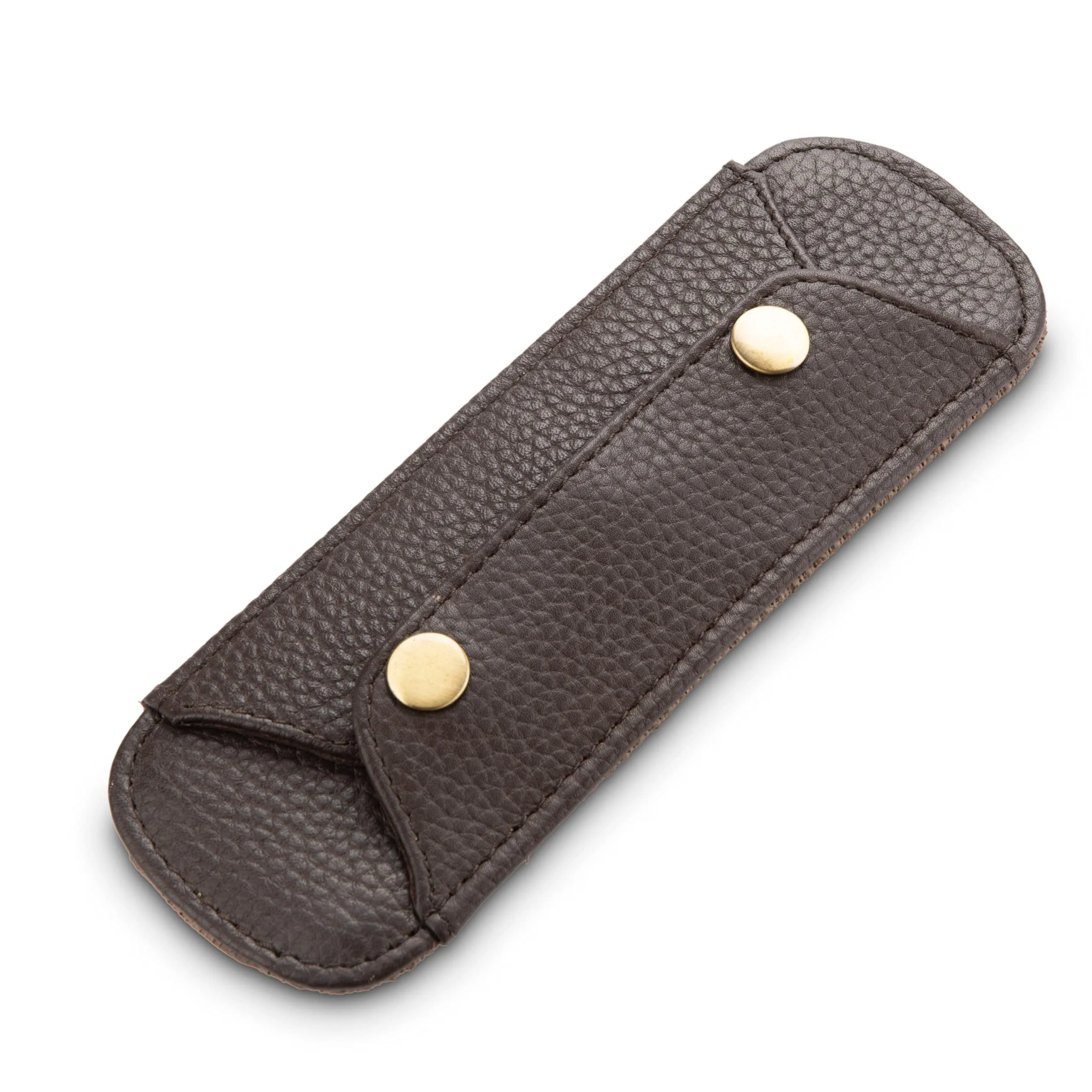 LEABAGS Imbottitura per spalla in vera pelle bufalo | vintage | Tracolla per borse | Imbottitura per spalla premium con spalline imbottite e rivestimento antiscivolo | 18x6cm | Rosso marrone vintage - immagine 2