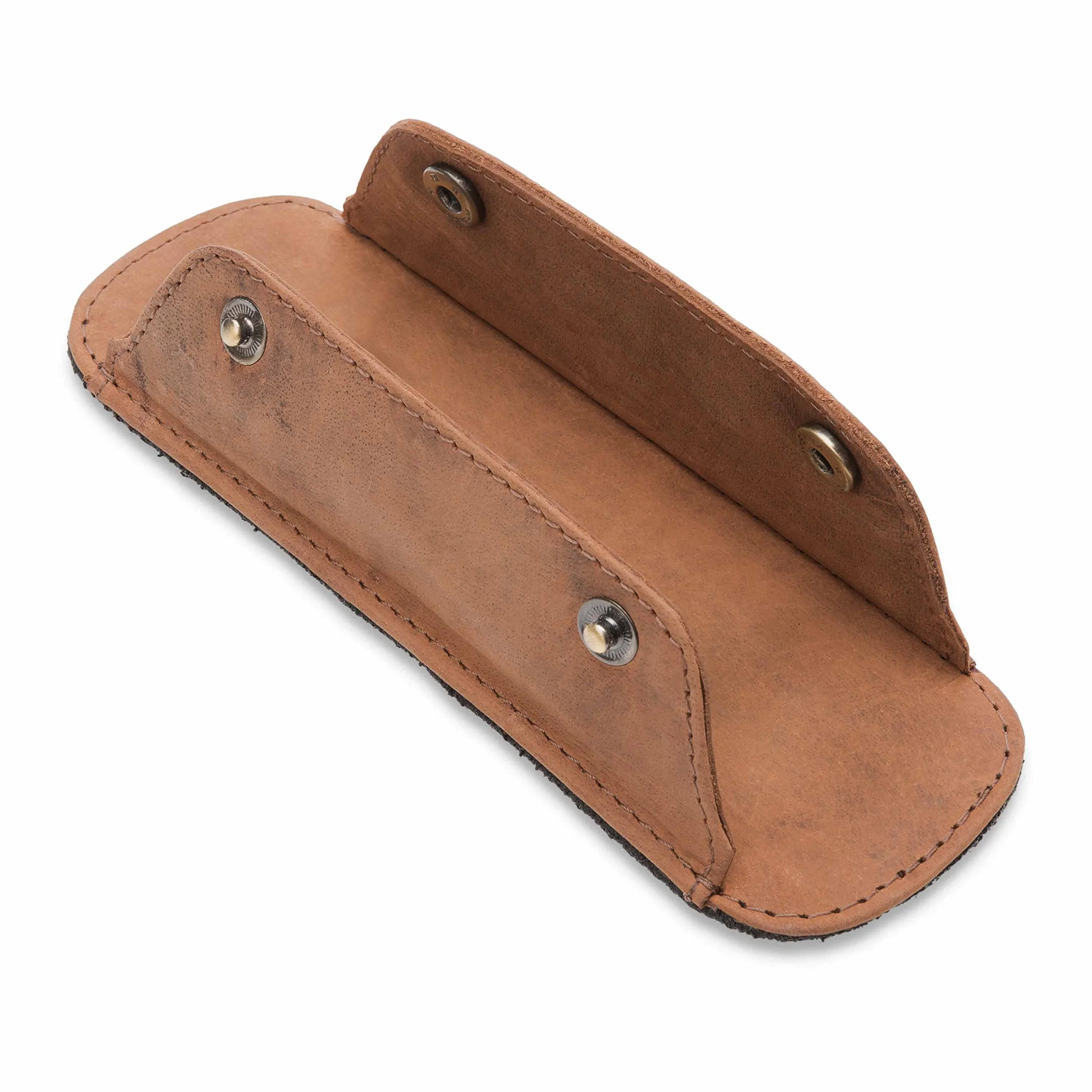 LEABAGS Imbottitura per spalla in vera pelle bufalo | vintage | Tracolla per borse | Imbottitura per spalla premium con spalline imbottite e rivestimento antiscivolo | 18x6cm | Fox - immagine 3