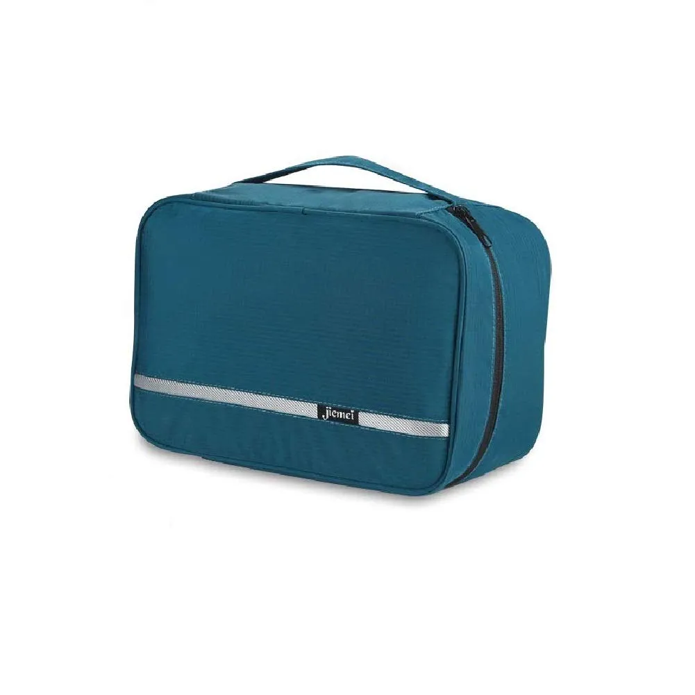 jiemei Hanging Toilettry Bag impermeabile, Travel Wash Bag per gli uomini e le donne con 4 scomparti, Pieghevole Compact Size, Super Durable Tessuto - immagine 1