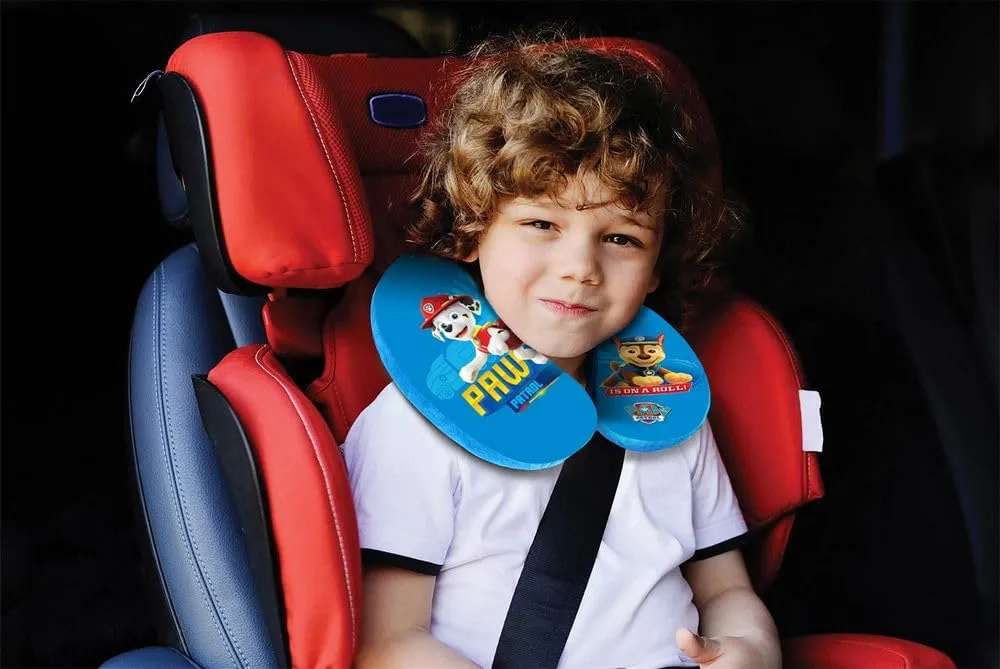 Tataway Cuscino da Viaggio per Bambini con Supporto per Collo per Auto, Aereo e Passeggino (Paw Patrol Boy) - immagine 3