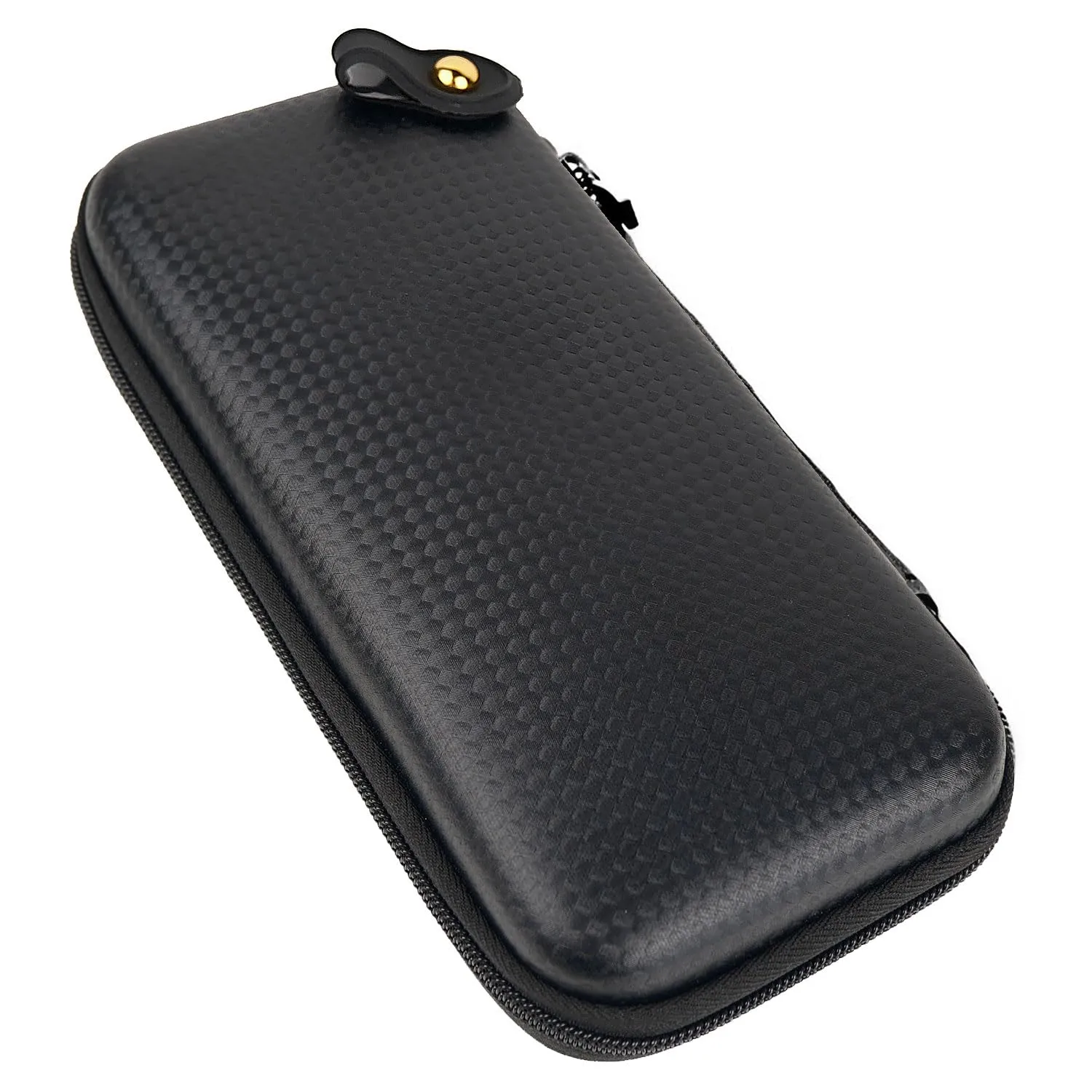 LATRAT Borsa per sigaretta elettronica, custodia rigida in Eva per scatola di immagazzinaggio sigaretta elettronica borsa da viaggio trasporto Zipper Cover (nero) - immagine 1