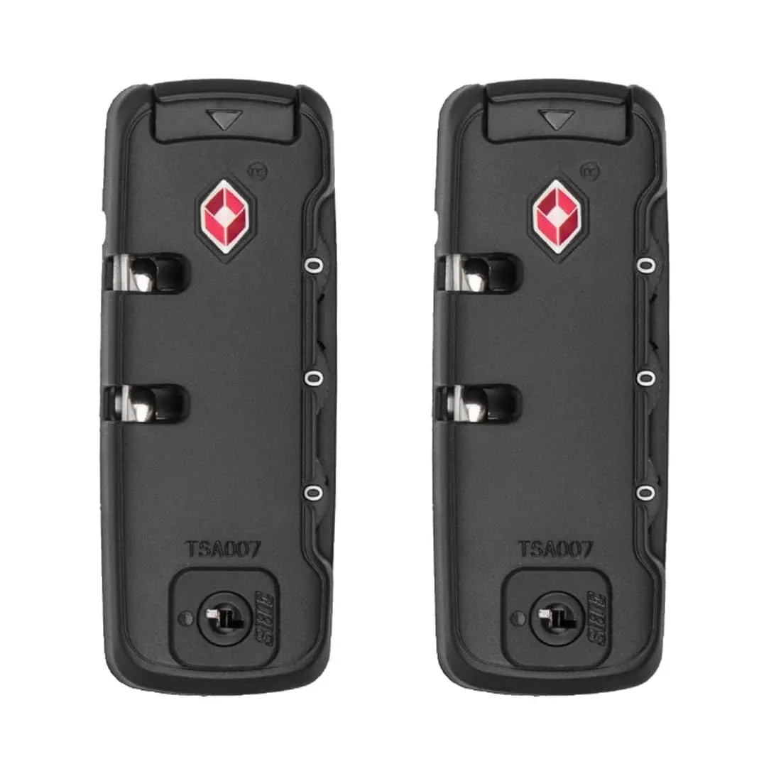 Reccisokz lucchetto a combinazione TSA a 2 pezzi, resistente con combinazione a 3 cifre, per la sicurezza del bagaglio da viaggio - immagine 1
