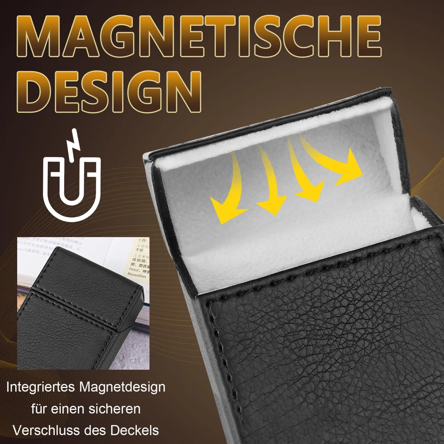 KOMUNJ Scatola per sigarette in silicone, portafoglio con una borsa più leggera, adatta per una scatola di sigarette di dimensioni standard, per uomini e donne per uomini e donne (nero) - immagine 5