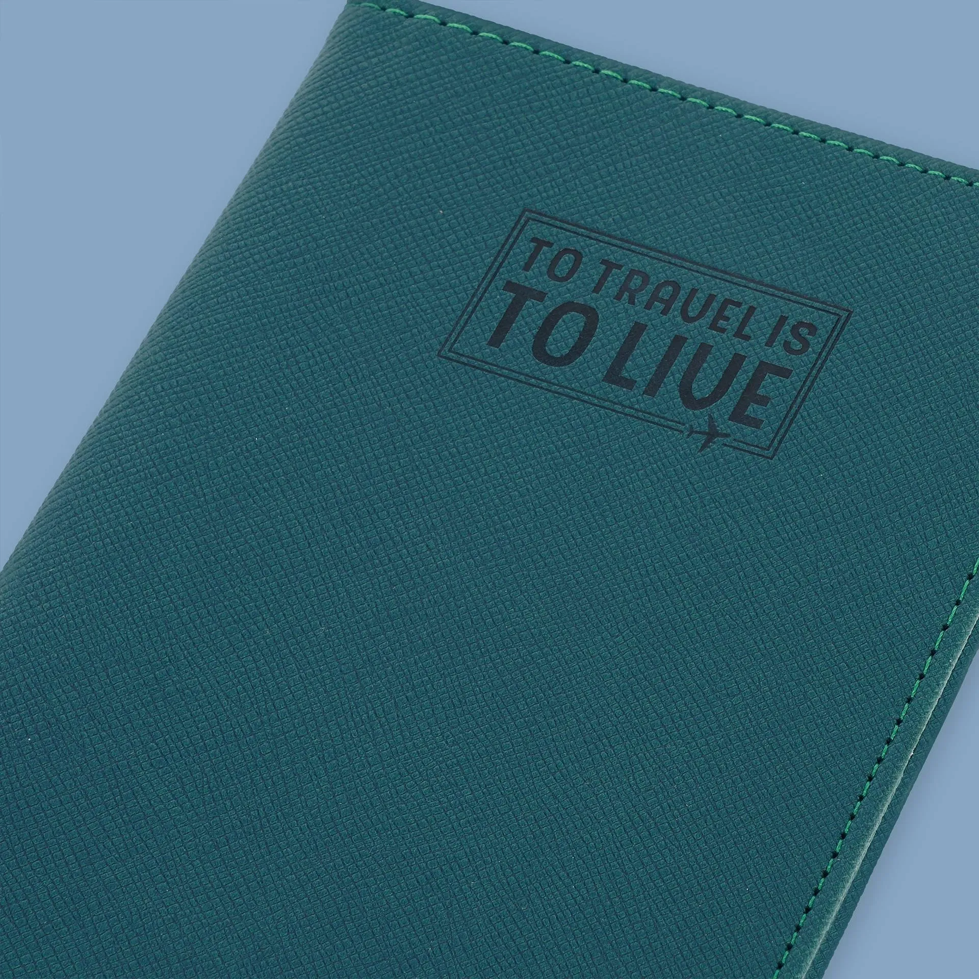 Legami - Porta Passaporto Blu Petrolio, Passport Holder Portafoglio per Viaggiare, Custodia per Passaporto, 1 Tasca per Passaporto, 4 Tasche per Carte, Protezione RFID, 10,5 x 14 x 1 cm - immagine 4