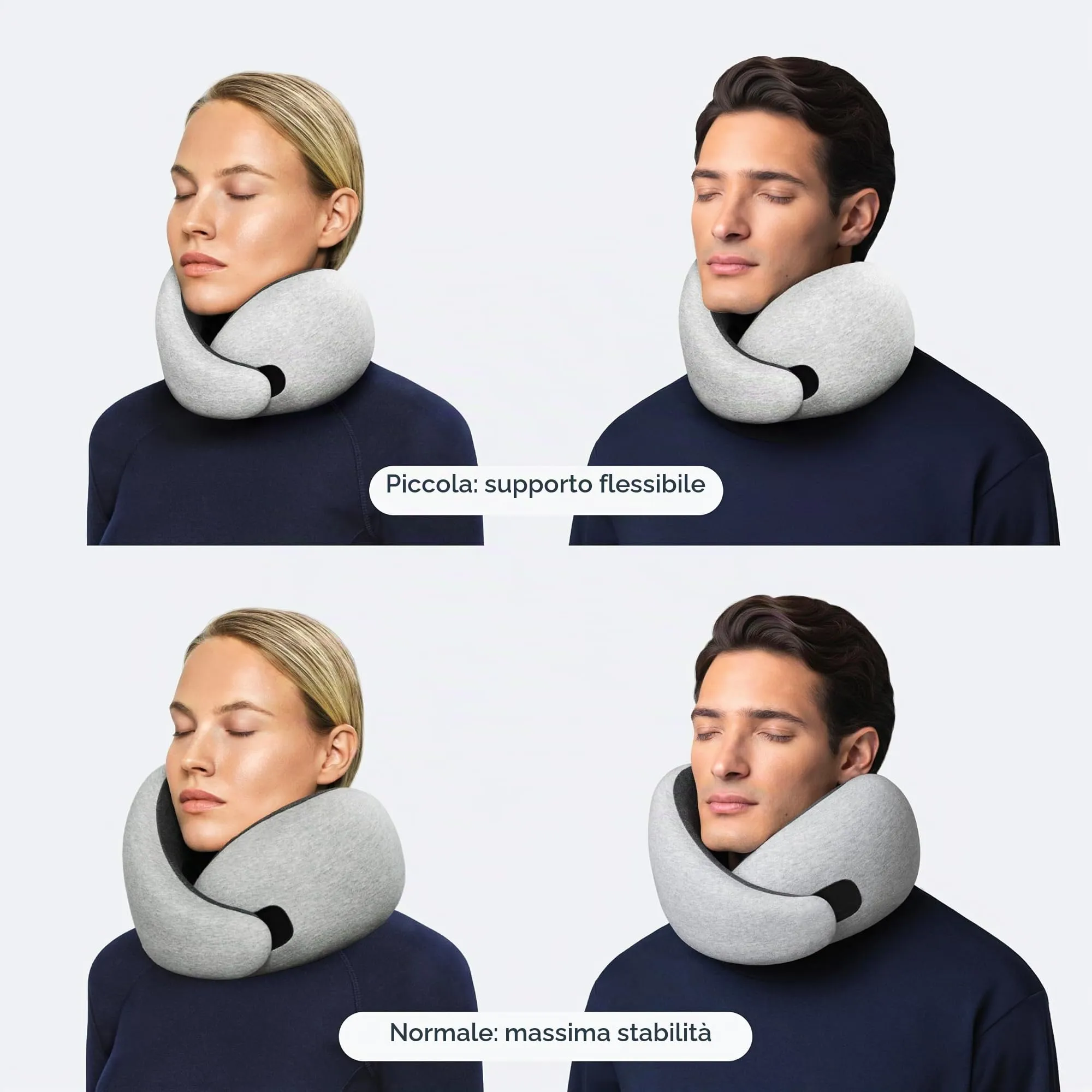 Ostrichpillow GO Travel Pillow, 360° Premium Memory Foam Support, Patented - immagine 2