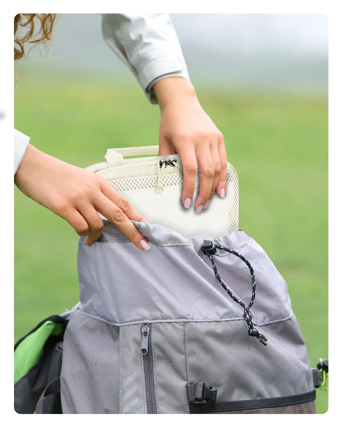 ECOHUB 4 Pezzi Organizer Valigie Salvaspazio a Compressione, Packing Cubes - immagine 8
