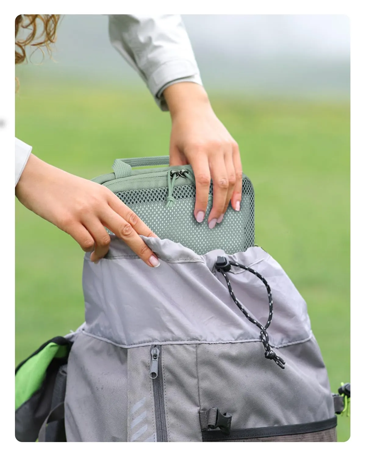 ECOHUB 4 Pezzi Organizer Valigie Salvaspazio a Compressione, Packing Cubes - immagine 8