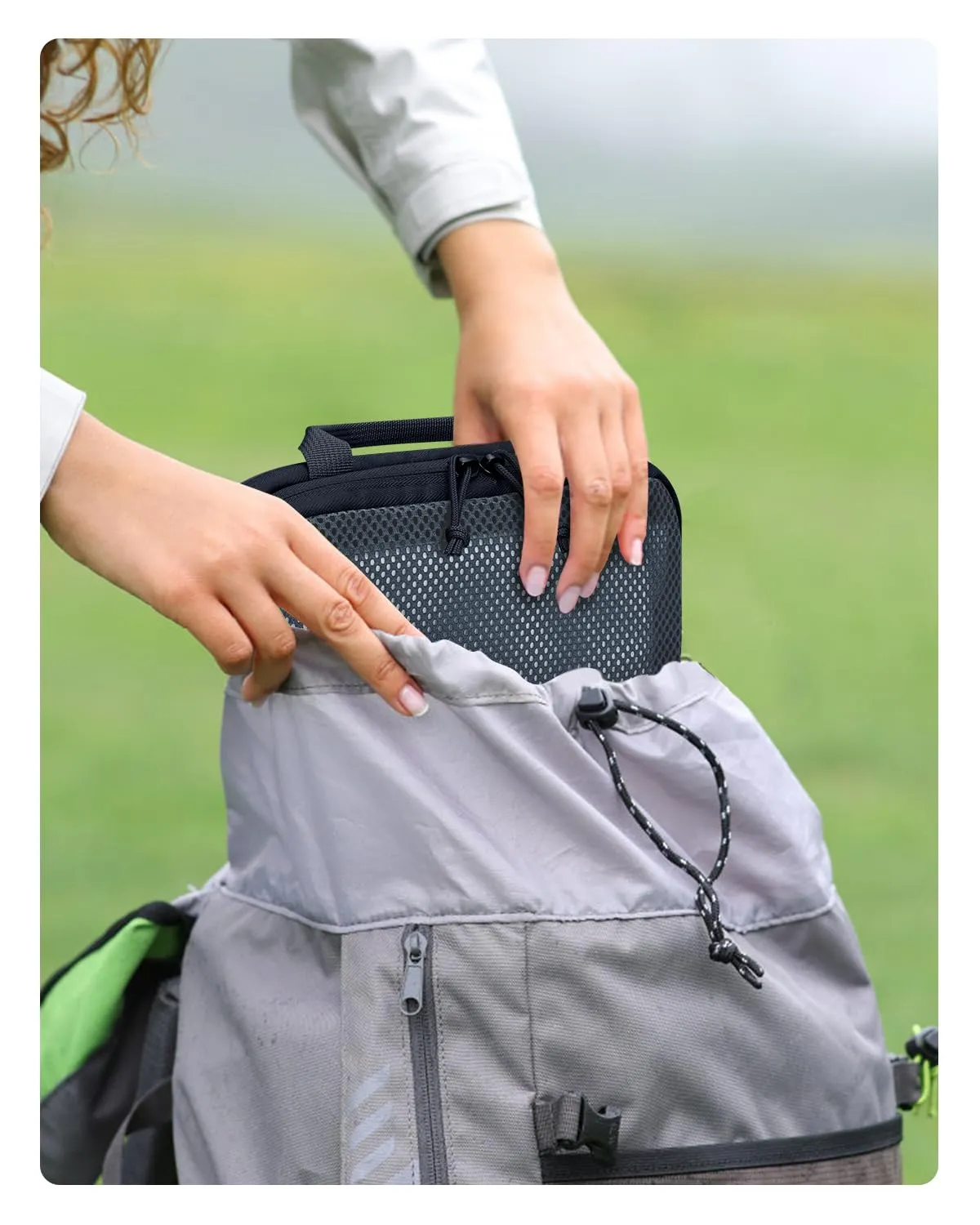 ECOHUB 4 Pezzi Organizer Valigie Salvaspazio a Compressione, Packing Cubes - immagine 8