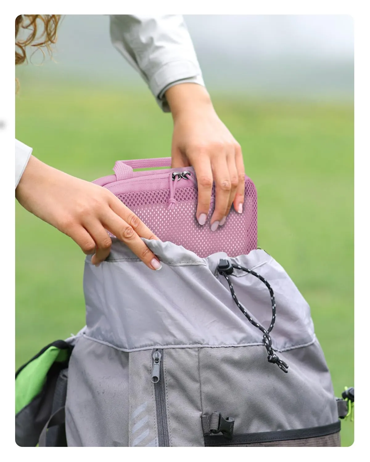 ECOHUB 4 Pezzi Organizer Valigie Salvaspazio a Compressione, Packing Cubes - immagine 8