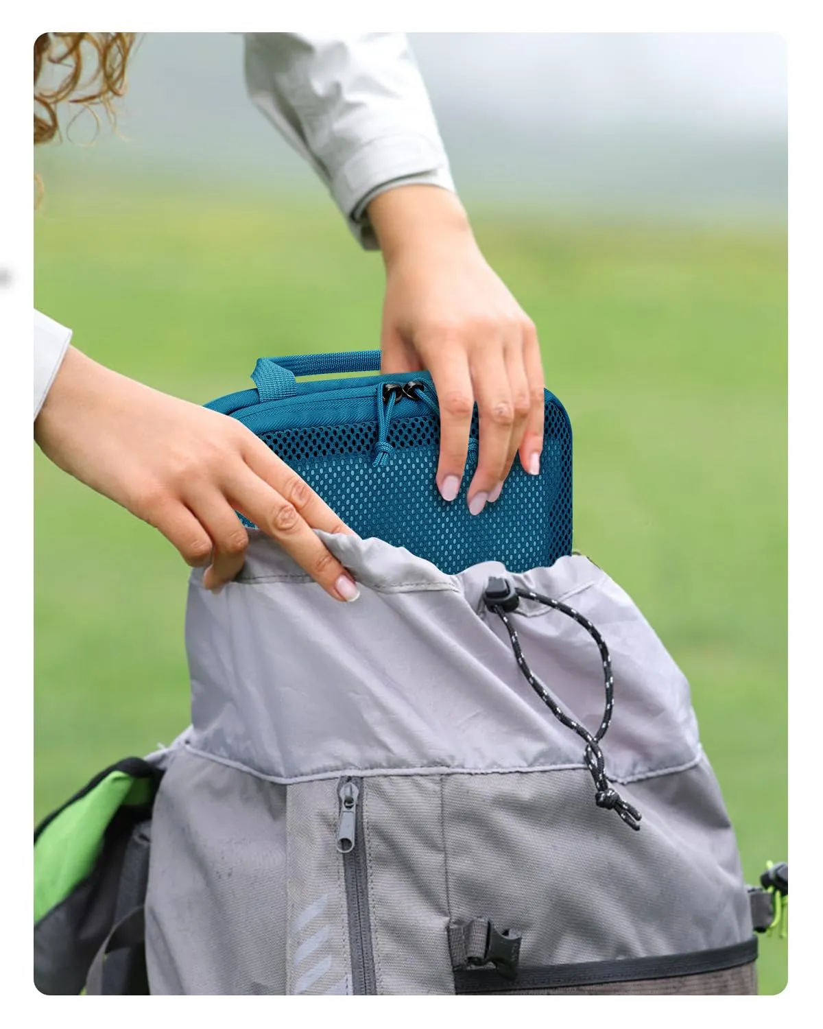 ECOHUB 4 Pezzi Organizer Valigie Salvaspazio a Compressione, Packing Cubes - immagine 8