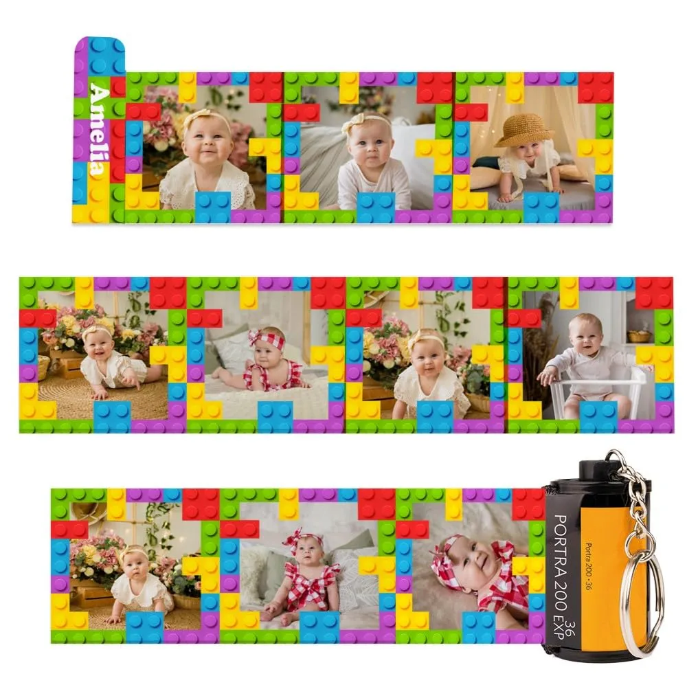 Wanapix | Portachiavi rullino personalizzato 10 foto | Regalo compleanno | Gioco - immagine 2