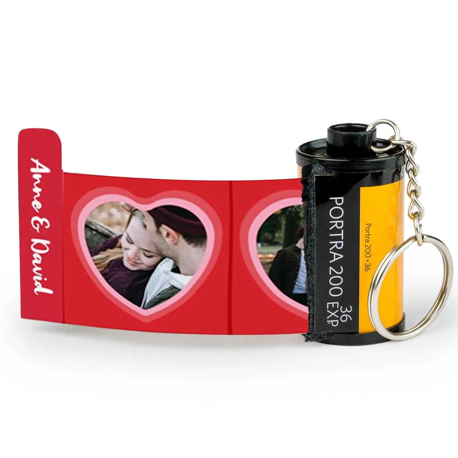 Wanapix | Portachiavi con foto personalizzato | Regalo Power Love - immagine 1